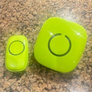 Bright Green Wireless Doorbell Set